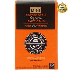 커피빈 캡틴 아메리카노 스틱커피, 900mg, 30개입, 6개