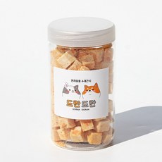 도란도란 동결건조 닭가슴살당근 큐브 35g 70g 강아지 트릿 수제간식, 닭가슴살당근큐브 70g, 1개 - 도란도란