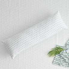 알러지방지 전문 침구 브랜드 Allertect Cool Body Pillow - 35x110cm 3중직, 써머쿨 그레이
