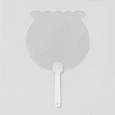 민화샵투명부채