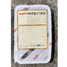 선진 바베큐 불고기 토핑 냉동 1k업소용 식자재 식당용 단체 급식용 식재료 대용량, 1개, 1kg