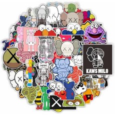 KAWS 방수 스티커 세트 64개 모음