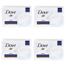 도브 뷰티바 화이트 클렌징 비누, 100g, 4개