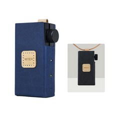 주식회사 미테르MITER MITER CASE for Astell&Kern AK HB1 Handmade Italy Artificial PU Leather Cover with Neck, 네이비 - 아스텔앤컨hb1