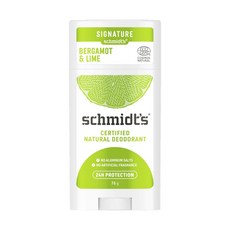 슈미트 베르가못 라임 데오드란트 스틱 75g Schmidt's Deodorant Bergamot Lime, 0, 1개