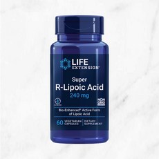 라이프익스텐션 슈퍼 R 리포산 알리포산 240mg 60캡슐, 1개