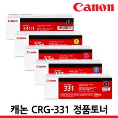 캐논 정품 CRG-331 MF628CWZ MF8240CW LBP7110CW MF624CW, CRG-331 BK 검정/정품, 1개