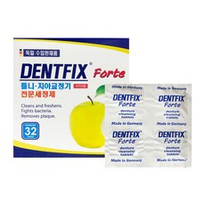덴트픽스 틀니세정제, 2개, 2.85ml, 32개입