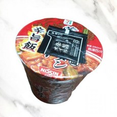 해외 닛신 나카모토 몽고탄멘 매운 죽 컵밥 103g, 1개
