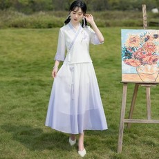 개량 한복 빅사이즈 무대의상 경성 철릭 무용 한국 퓨전 생활 공연