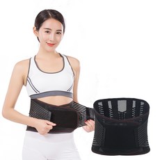 공기 침투성 전술 벨트 사계절 강판 남성과 여성 자발적인 난방 체중 감소 허리 지원, M