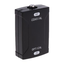 STKrca 동축 아날로그 디지털 오디오 컨버터 전원 어댑터 toslink optical, 단일상품