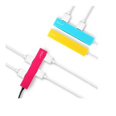 코지 스틱 USB 4포트 허브 색상 랜덤, 단일상품