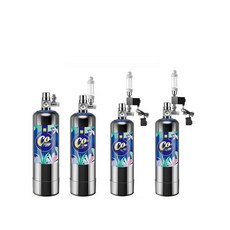탄산가스통 질소 이산화탄소 co2 가스 탱크 발생기, 1개, A타입 표준 패키지 1L