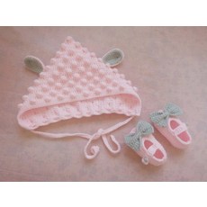 DIY 손뜨개질 세트 임산부 태교 취미 핸드메이드 모자 덧신 뜨기, AJ개
