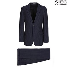 지이크 지이크 런던 트렌디 블루 울 블렌딩 정장 세트(PWJAH2065_PWPAH2265) (P001088097)