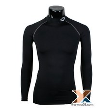 골드이스트 [발열원단사용] 동계 기모스판 언더셔츠 BK