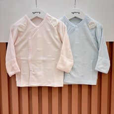 아가방 중계점*BEST*당읿발송!!! 초특가 곰돌이수플레배내저고리 모달소재 우리아가처음옷 자극없는촉감으로 안입은듯 봄가을탄생아가 처음옷
