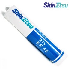 신에츠 RTV 고무 실리콘 KE-45 카트리지 310ml 백색 신에츠실리콘 RTV실리콘 실리콘튜브 접착실리콘 실링, 상세페이지 참조