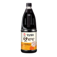 청정원 햇살담은 맛간장 조림볶음용, 1.7L, 9개