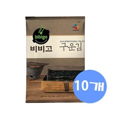 (상온)비비고 토종김 구운김10g(5매)x10개, 1세트, 10g