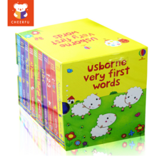 10 Books/Set USborne Very First Words 어린이 그림 보드 북 교육용 장난감 유아 영어책, 10 Books Set