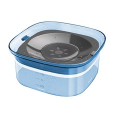 바우먀우 대용량 반려동물 플로팅 물그릇 1.5L, 1개, 블루