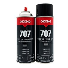 오공 스프레이 접착제 450ml, 1개