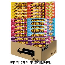 블루존 츄잉캔디 말랑카우 세트 (말랑카우 딸기 3개 + 말랑카우 밀크 3개) 1개 상품 이미지