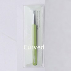 얼굴 브레인보우 팁 도구 별 곡선 여드름 스킨 잡티 추출기 핀셋 및 케어 제거제 사선 블랙헤드 코돈, Curved
