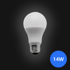 E26 소켓 LED 전구 14W 주광색(흰색빛 6500K), 2개