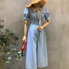 씨샵인더룸 / 로맨틱 스트링 퍼프 점프수트 3color