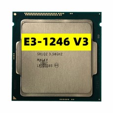 쿼드 코어 8레드 CPU 프로세서 Xeon E3-1246 V3 E3 1246v3 1246 3.5 GHz 84W LGA 1150
