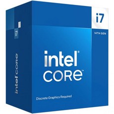 Intel Core i714700F Desktop Processor 20개 코어8개의 P 코어 12개의 E 최대 5.4GHz - 인텔i714700