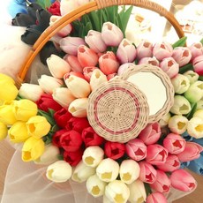 라탄손거울만들기