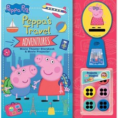 Peppa Pig: Peppa's Travel Adventures Movie Theater Storybook & Movie Projector, Studio Fun International