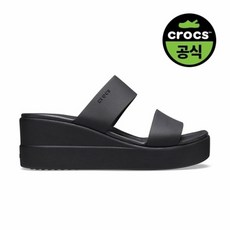크록스 여성 CROCS BROOKLYN MID WEDGE W BLK 20SWWD206219