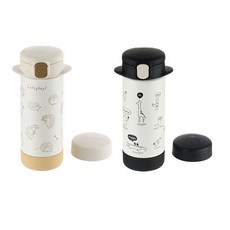 릿첼 2way 스테인리스 빨대컵 240ml, 릿첼 2way 스테인리스 빨대컵-블랙