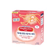 메구리즘 멕리듬 레그 패치 온열 스팀 6p, 1개