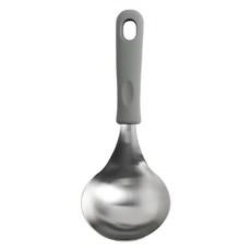 Max Cook不鏽鋼304上菜勺迷你料理湯勺, 1個, 炭灰色