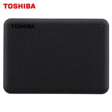 도시바 Canvio 고급 V10 USB 3.0 휴대용 외장 하드 드라이브 디스크 노트북 컴퓨터용 모바일 인치 1TB HDD, [03] 4TB, [03] green, 1개