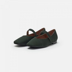 로서울 Rowie Mary jane shoes Fabric Deep green 388721