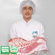 시골다리 무항생제 돼지고기 삼겹살 목살 득수부위 500g, 목살_대패, 1개