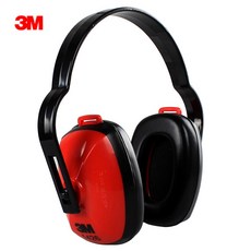 3M A는 방한용 귀 가리개 수면 연구 산업 노이즈 감소 높이 조절 27dB SNR 블랙 + 레드 방음 1426로드, 1개