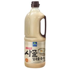 면사랑 사골육수1.8L 1개, 3개, 1.8L