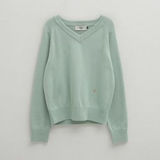 [아틀리에 나인 ] (T-6761)BASIC V-NECK LOOSE FIT KNIT