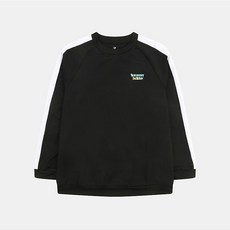 네파키즈 [2001아울렛 중계점] 워터 액티비티 루즈핏 탑 (BLACK) UV차단 효과로 피부를 보호해주는 루즈핏 풀오버 래쉬가드 상의