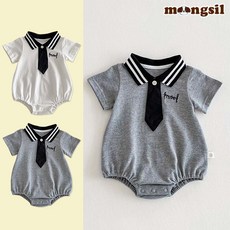 몽실이 라인카라 넥타이 바디슈트 용안함