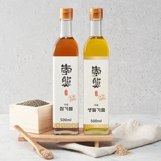 이웅식품 참기름&생들기름 1호선물세트, 1개, 500ml