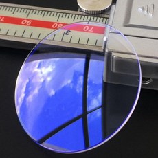 [누리정비]AR 코팅 블루 더블 돔 사파이어 시계 유리 교체 부품 제작자용 고급 1.5mm 두께, 36mm